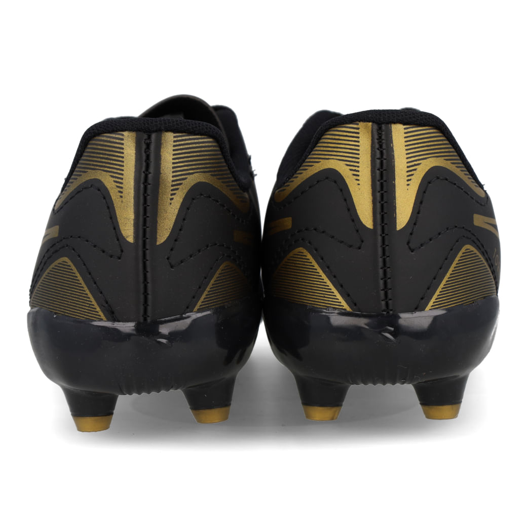 Diadora Chuteira DFAF149-01 TORNEO III INF CPO Preto-Dourado Sint_8__01